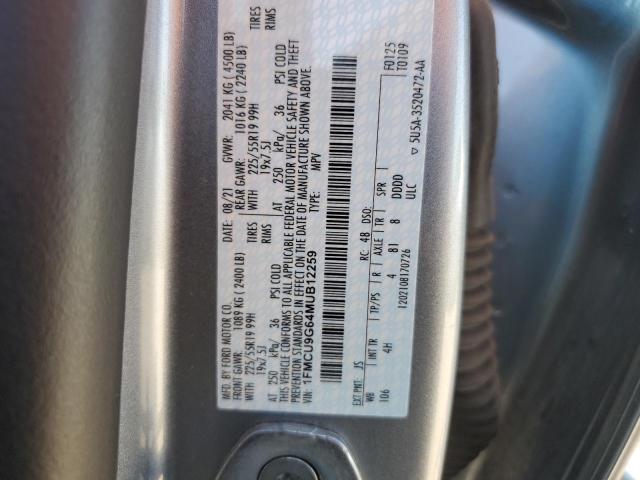 2021 FORD ESCAPE SE - 1FMCU9G64MUB12259