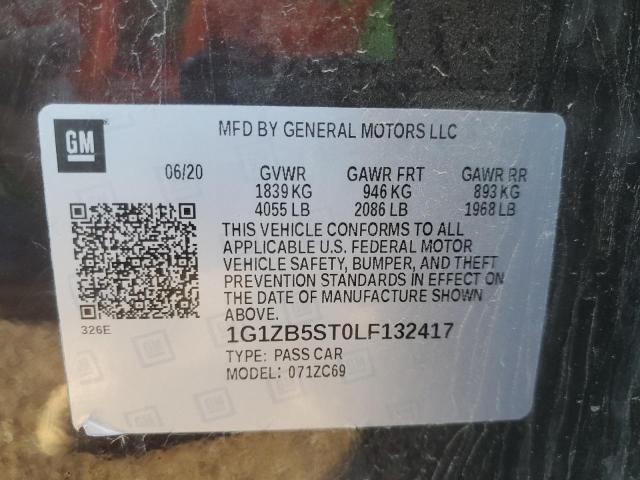 2020 CHEVROLET MALIBU LS - 1G1ZB5ST0LF132417