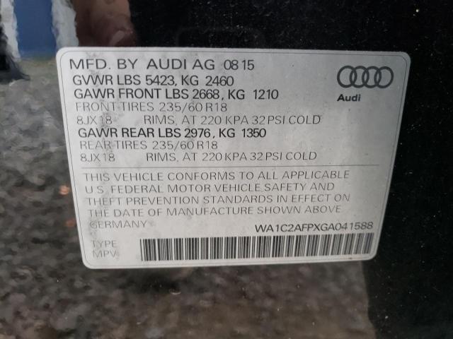 2016 AUDI Q5 PREMIUM - WA1C2AFPXGA041588