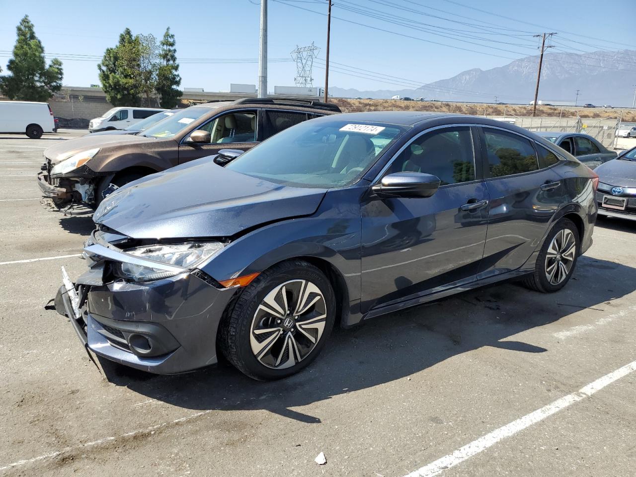 Lot #2872463573 2016 HONDA CIVIC EX