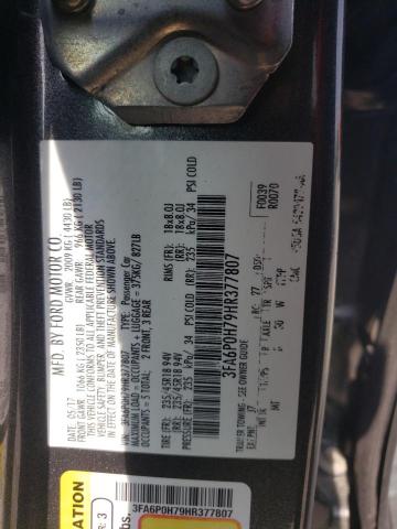 2017 FORD FUSION SE - 3FA6P0H79HR377807