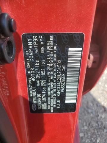 2017 HYUNDAI ACCENT SE - KMHCT4AE2HU234503