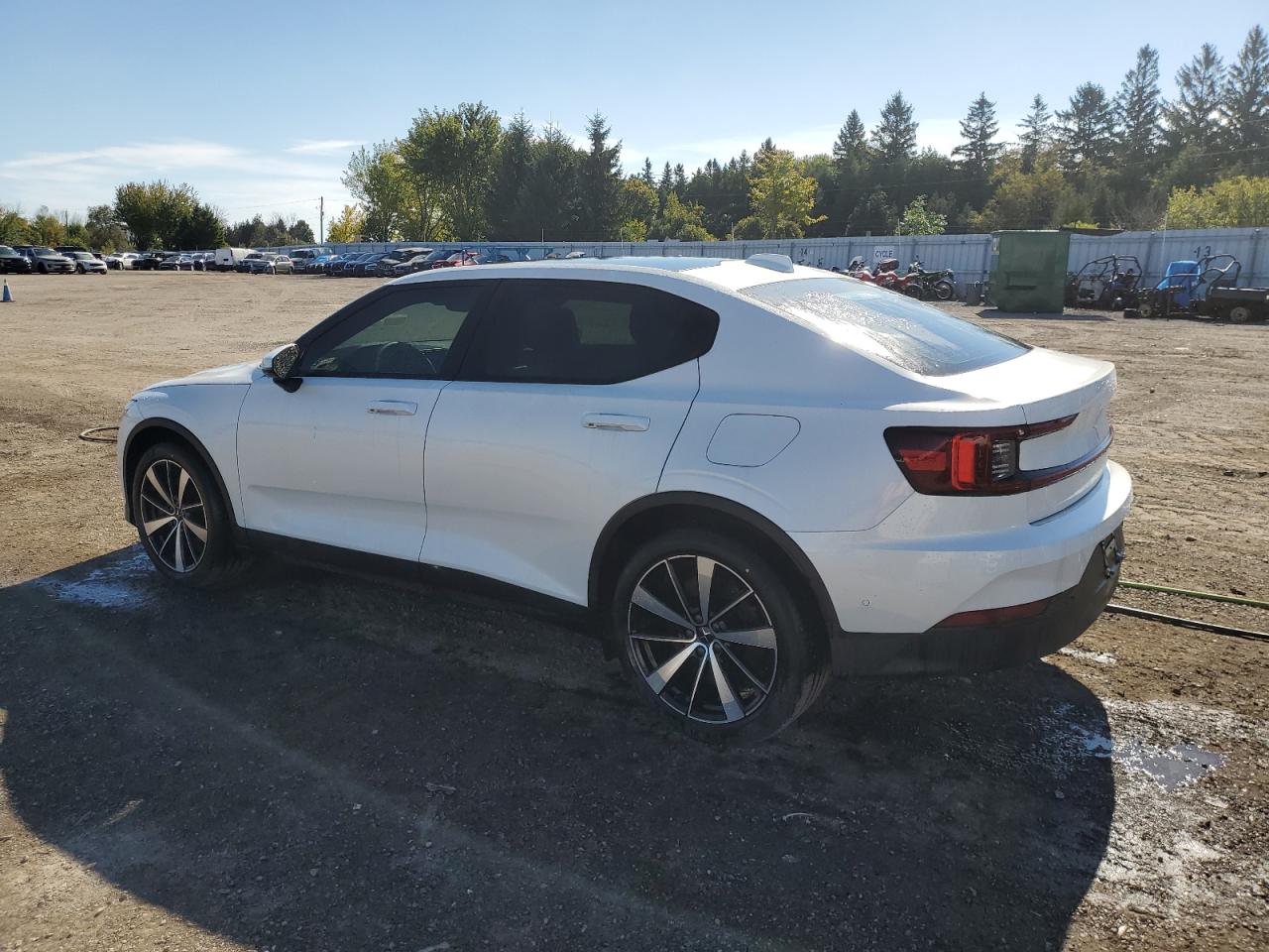 POLESTAR 2 2021 white  electric LPSED3KAXML024286 photo #3