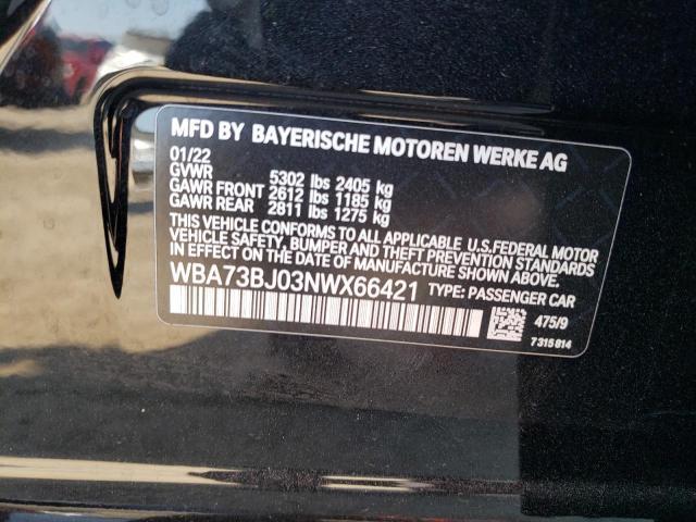 2022 BMW 540 XI - WBA73BJ03NWX66421