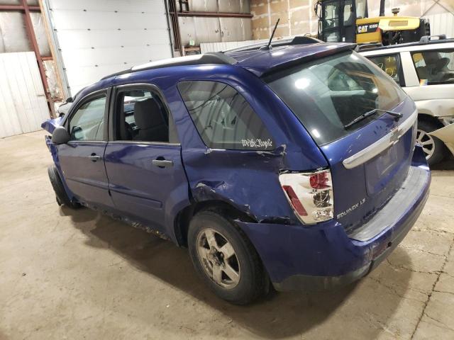 CHEVROLET EQUINOX LS 2007 blue 4dr spor gas 2CNDL23F776103353 photo #3