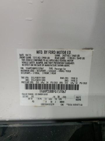 2015 FORD TAURUS LIM - 1FAHP2J88FG157067