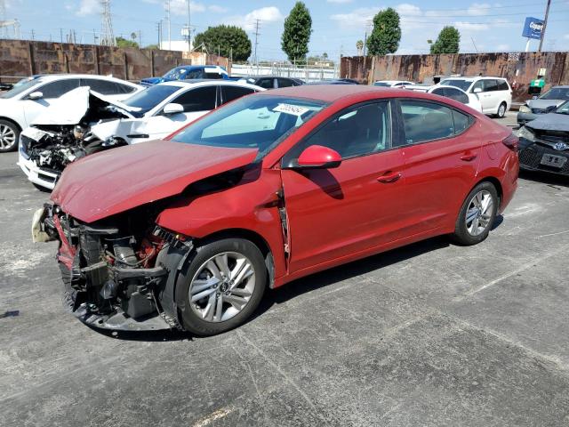 HYUNDAI ELANTRA SE 2020 red  gas KMHD84LF0LU009307 photo #1