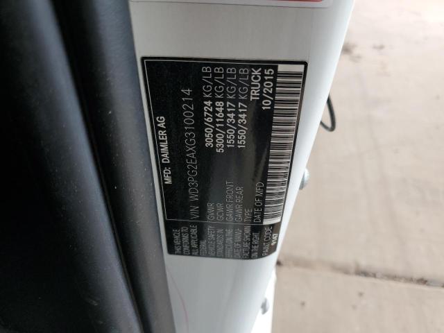 2016 MERCEDES-BENZ METRIS - WD3PG2EAXG3100214