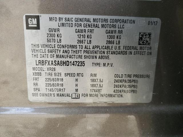 VIN LRBFXASA8HD147235 2017 Buick Envision, Preferred no.13