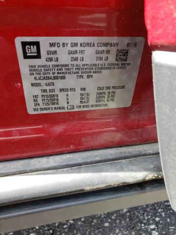 2020 BUICK ENCORE PRE - KL4CJASB4LB001606