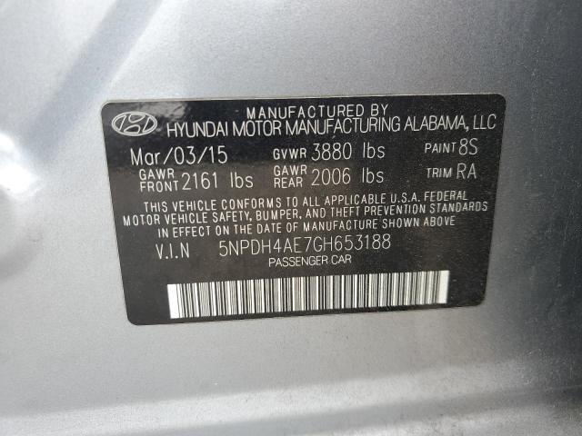 2016 HYUNDAI ELANTRA SE - 5NPDH4AE7GH653188