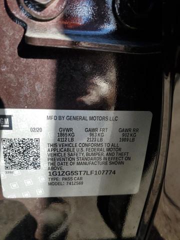 2020 CHEVROLET MALIBU RS - 1G1ZG5ST7LF107774