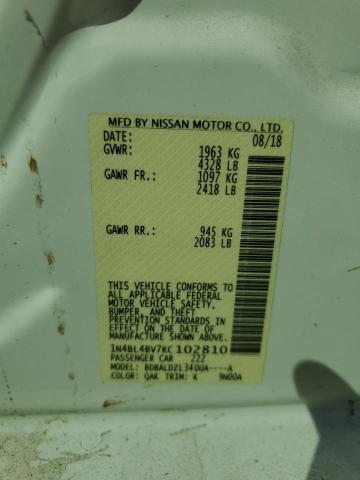2019 NISSAN ALTIMA S - 1N4BL4BV7KC102810