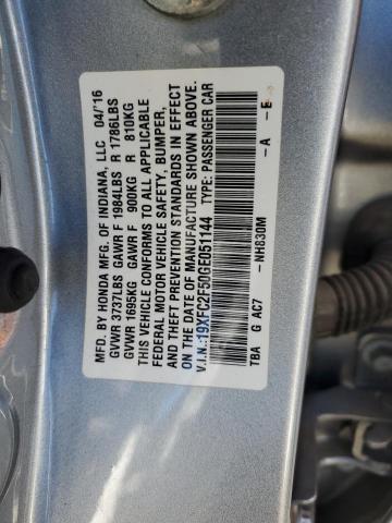 2016 HONDA CIVIC LX - 19XFC2F50GE051144