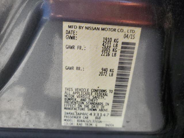 2015 NISSAN ALTIMA 2.5 - 1N4AL3AP4FC433147