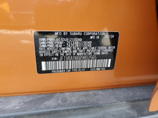 2024 SUBARU WRX TR JF1VBAY66R9802565