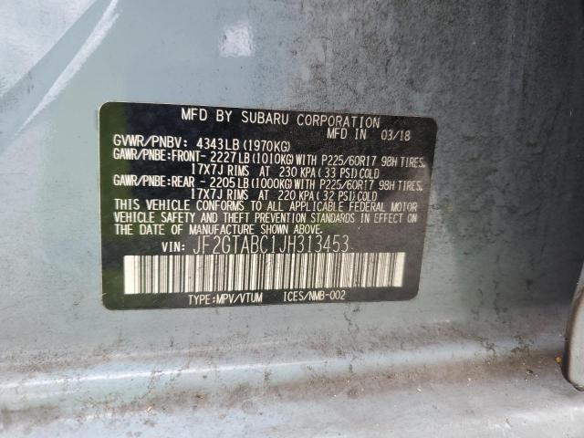 2018 SUBARU CROSSTREK - JF2GTABC1JH313453