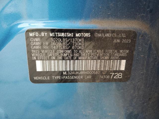 2024 MITSUBISHI MIRAGE ES - ML32AUHJ8RH000582