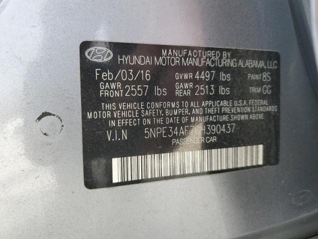2016 HYUNDAI SONATA SPO - 5NPE34AF7GH390437