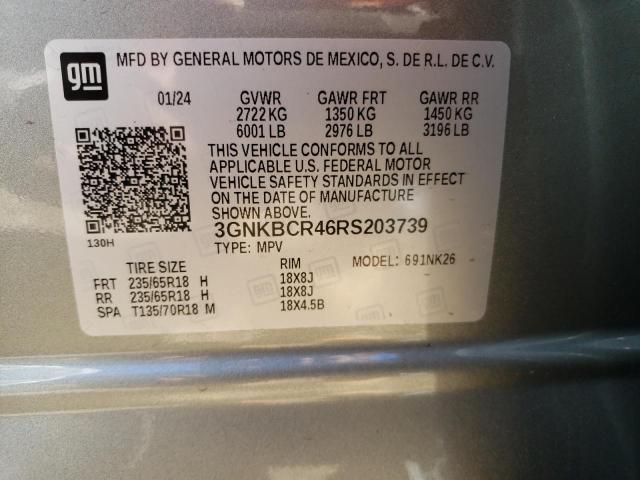 2024 CHEVROLET BLAZER 2LT - 3GNKBCR46RS203739