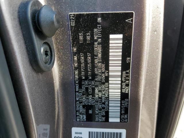 2021 TOYOTA SIENNA XLE - 5TDYRKEC1MS028108