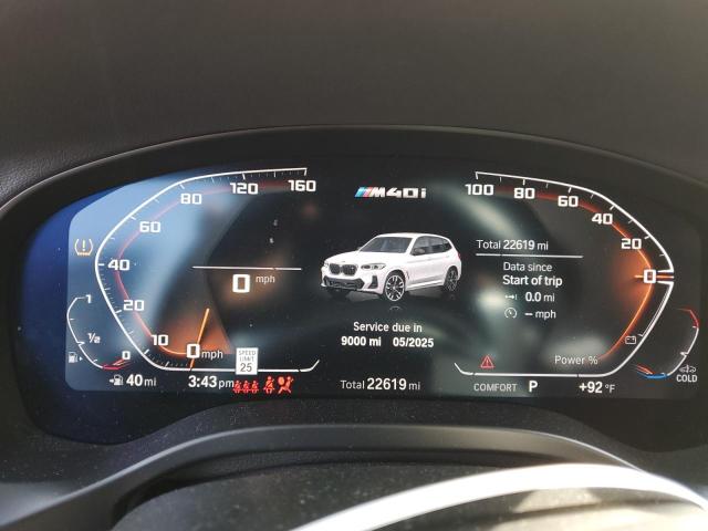 2022 BMW X3 M40I 5UX83DP02N9M98579
