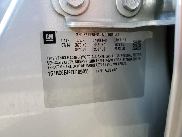 VIN 1G1RC6E42FU109468 2015 Chevrolet Volt no.12