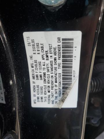 VIN 1HGCR2F35GA013509 2016 Honda Accord, LX no.12