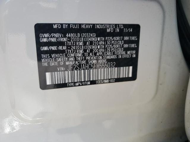 2015 SUBARU FORESTER 2 - JF2SJAHC5FH555032