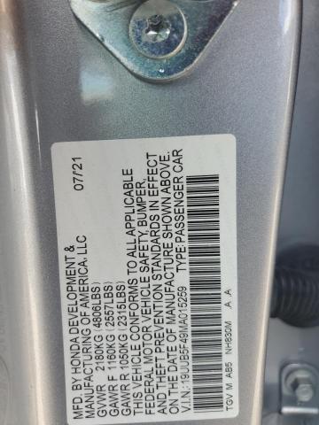 VIN 19UUB5F49MA015259 2021 Acura TLX, Technology no.12