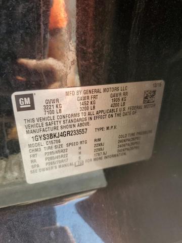 2016 CADILLAC ESCALADE L - 1GYS3BKJ4GR233557