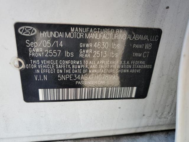 2015 HYUNDAI SONATA SPO - 5NPE34ABXFH078995