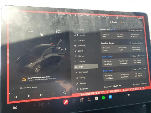 2023 TESLA MODEL Y - 7SAYGDEE7PF844707