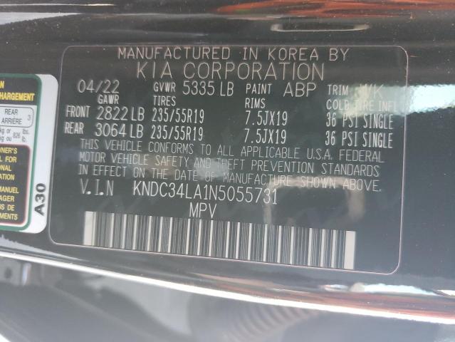 VIN KNDC34LA1N5055731 2022 KIA EV6, Light no.14