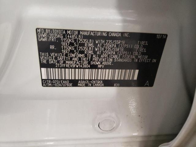 2015 TOYOTA RAV4 LIMIT - 2T3YFREV9FW143804
