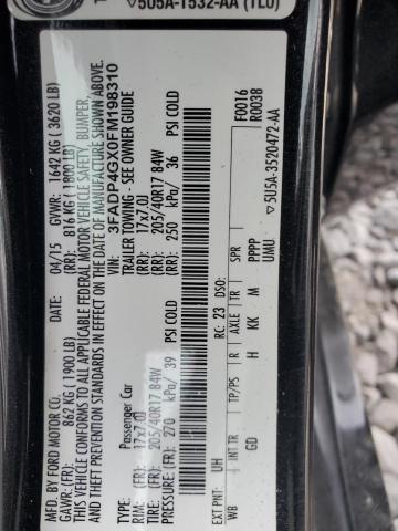 2015 FORD FIESTA ST - 3FADP4GX0FM198310