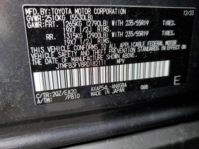 VIN JTMFB3FV8RD182111 2024 Toyota RAV4, Xse no.13