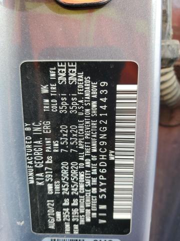2022 KIA TELLURIDE - 5XYP6DHC9NG214439