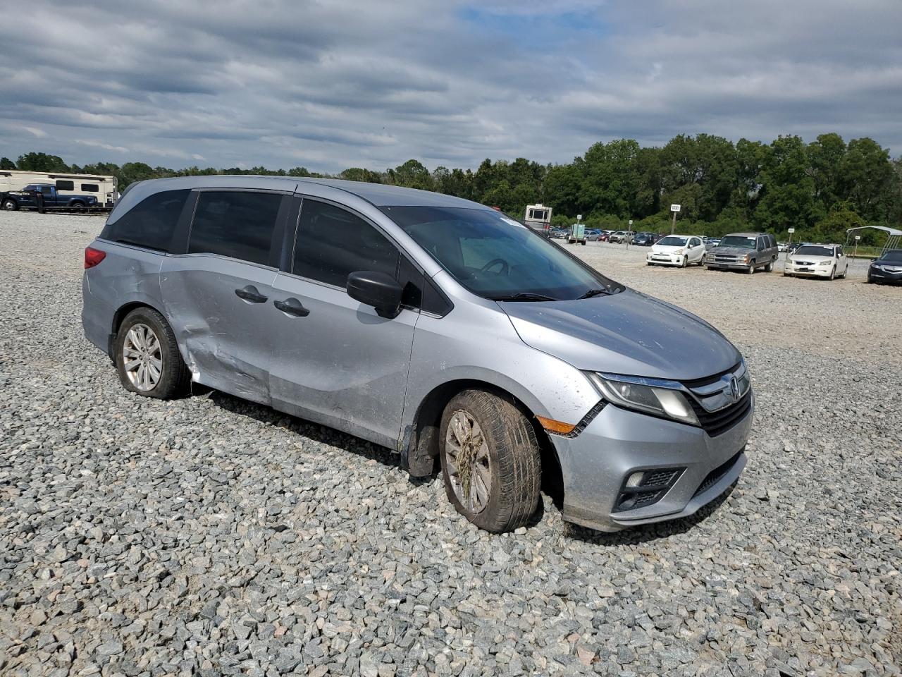 Lot #2940534477 2018 HONDA ODYSSEY LX