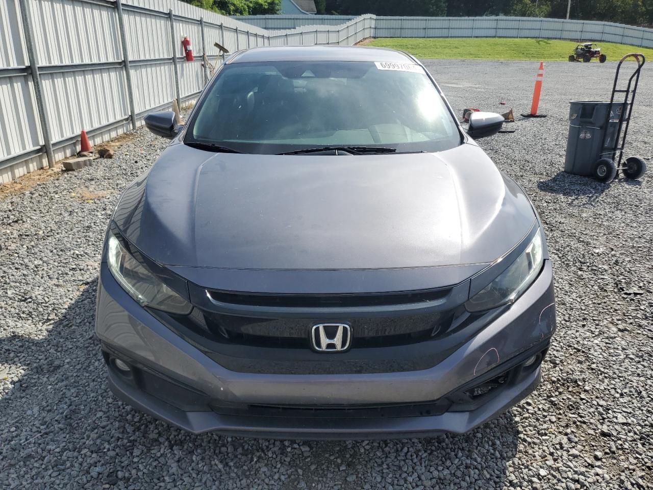 Lot #2952554156 2020 HONDA CIVIC SPOR