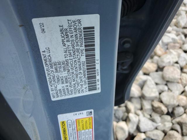 2022 HONDA CIVIC SPOR - 19XFL2H86NE013552