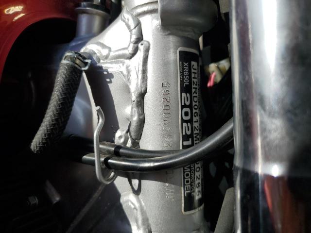 2021 HONDA XR650 L JH2RD0612MK900265