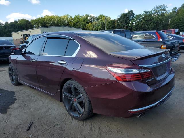 HONDA ACCORD SPO 2017 burgundy  gas 1HGCR2F19HA067864 photo #3