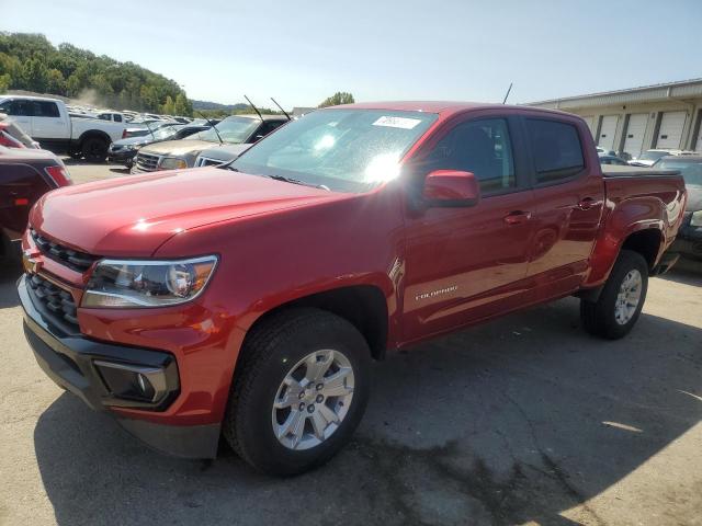 CHEVROLET COLORADO L 2021 red  gas 1GCGSCEN5M1290511 photo #1