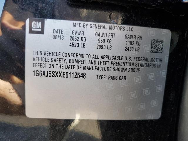 VIN 1G6AJ5SXXE0112548 2014 Cadillac ATS, Performance no.12