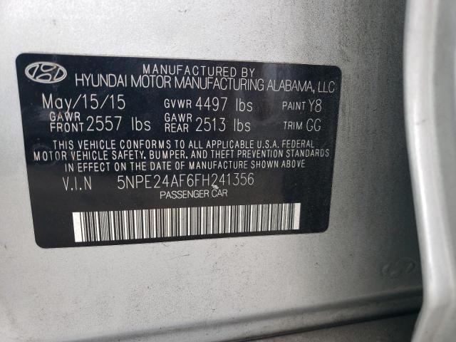 2015 HYUNDAI SONATA SE - 5NPE24AF6FH241356