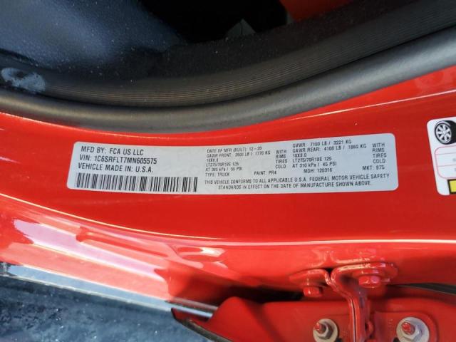 2021 RAM 1500 REBEL - 1C6SRFLT7MN605575