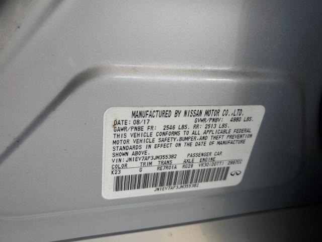 2018 INFINITI Q50 LUXE - JN1EV7AP3JM355382