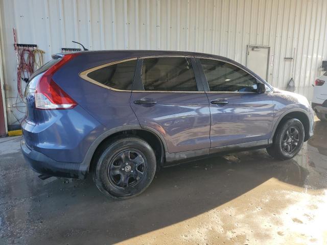 HONDA CR-V LX 2013 blue  gas 3CZRM3H37DG703800 photo #4