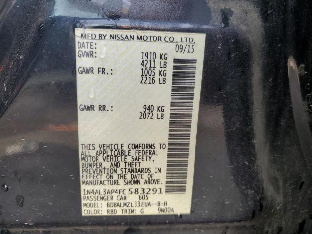 2015 NISSAN ALTIMA 2.5 - 1N4AL3AP4FC583291
